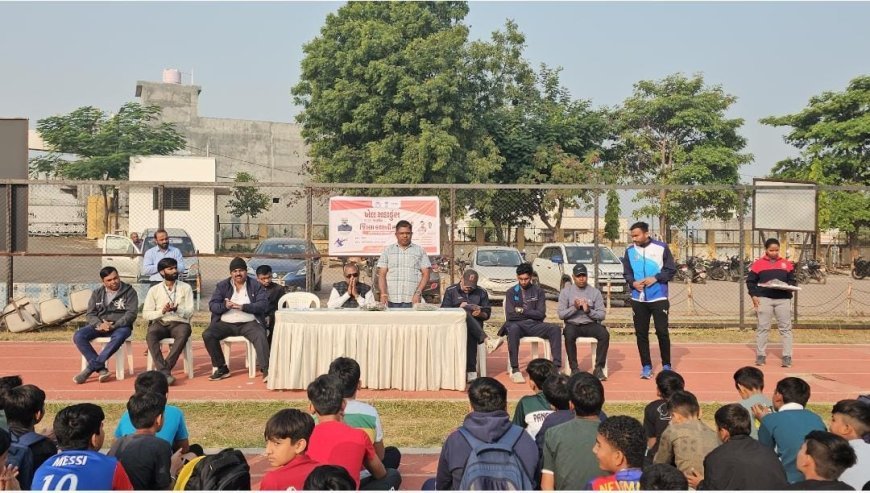 કનેલાવ-ગોધરા ખાતે ખેલ મહાકુંભ 2025 ફૂટબોલ સ્પર્ધાનો પ્રારંભ,