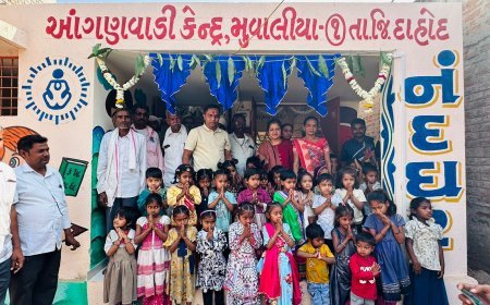 દાહોદ : ધારાસભ્ય કનૈયાલાલ કિશોરીના હસ્તે બે નવી આંગણવાડીનું લોકાર્પણ – બાળકોને મળશે હાઈ-ટેક શિક્ષણ અને પોષણ